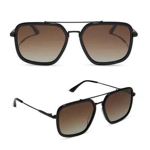 DIFF Jordan Sunglasses - Womens Tangle Free Navigator Lightweight Style Sunglasses