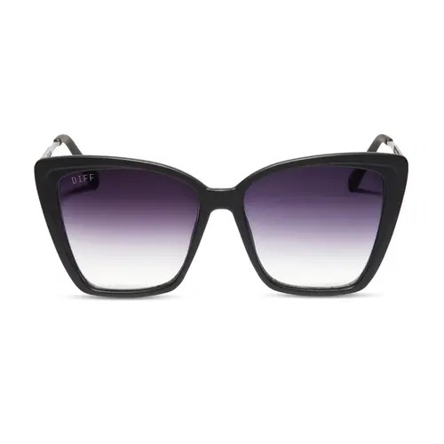 DIFF Heidi Oversized Cat Eye Sunglasses for Women, Lightweight Tangle Free Frames