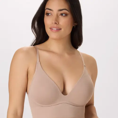 Maidenform M Seamless Lift Bralette Womenswear Comfort Everyday Adjustable Convertible Straps Wireless Natural Lift
