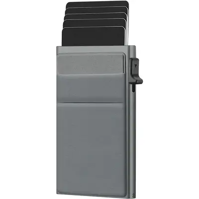 Men's Slim Minimalist Compact Cardholder Wallet – RFID Blocking, Easy Pop-Up Card Access, Lightweight Durable Design, Holds 5-10 Cards, Perfect for Everyday Carry, Travel & Gifting, Modern Men's Accessories for Pocket or Bag Storage, Credit Card Organizer