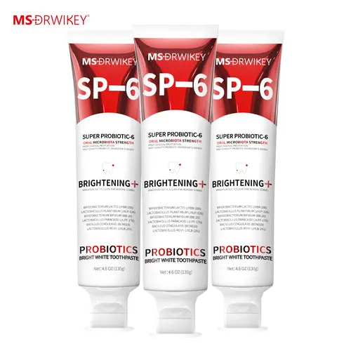 【MSDRWIKEY】 Probiotic Flavored Toothpaste - Mint Burst, Enamel Protection, Bright Smile, Fresh Breath, Probiotic Ingredients for Oral Care