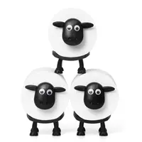 UDROLL 2026 Eco-Friendly 3PCS Sheep Shape Tissue Holder - 3D Printed, Modern, Durable, Bathroom Decor Ideas, Easy Organization, Toilet/Kitchen Roll Holder, Household Necessity,sohochic