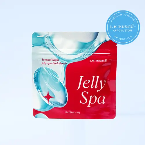 LACTOMEDI Jelly Spa Bath Bomb 50G x 3EA - Sweet Cherry Aroma for Relaxation & Skin Moisturizing