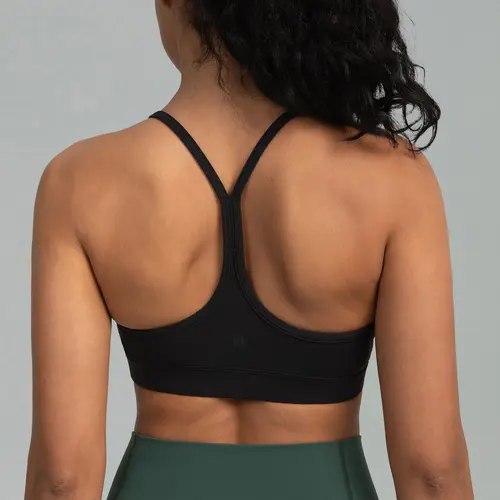 Colorfulkoala Dreamlux Y-Back Sports Bra with Removable Cups, Light Support, A–C Cups