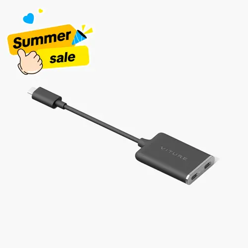 VITURE USB-C to Glasses & Charging Compatible Adapter - Charge and Play Device for Switch, Steam Deck, Mobile Charger with USB-C Plug