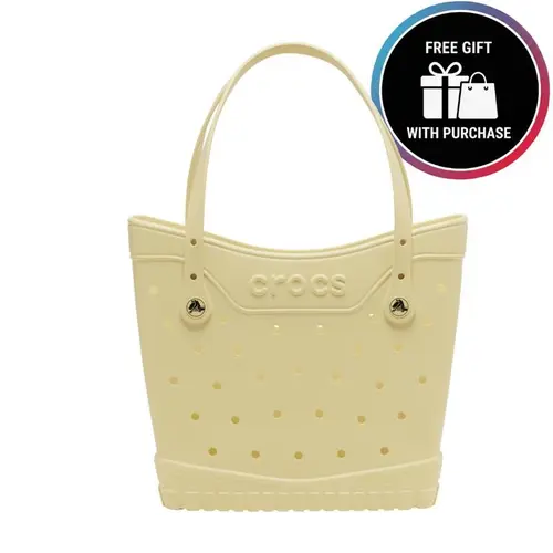 Crocs Classic Small Tote Bags, Shoulder Bag, Beach and Pool Bag, Personalize with Jibbitz Charms