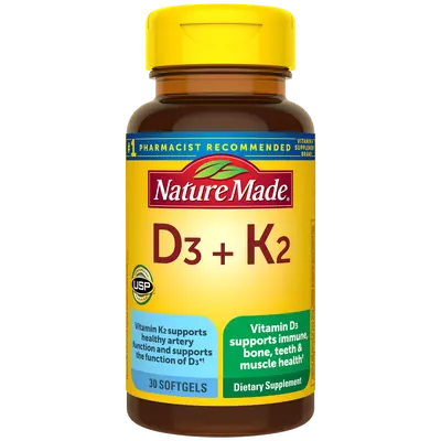Vitamin D3 + K2 Softgels