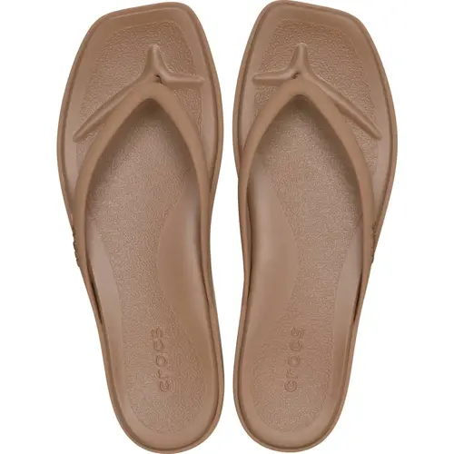 Crocs Women's Miami Square Toe Flip Flops, Summer Sandals