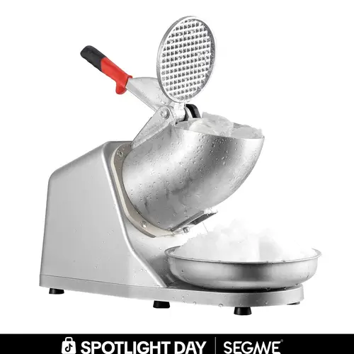 Segawe 300W Stainless Steel Shaved Ice Crusher, Counter-Top Ice Maker for Household Frozen Treat Preparation, Counter Top Ice Machine Maker, Ice Machine Maker Countertop