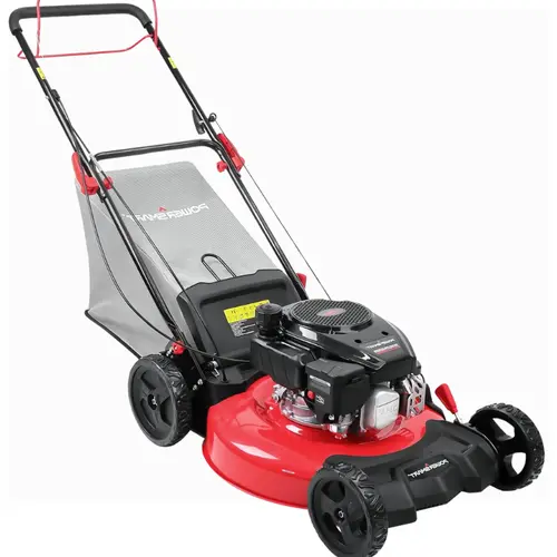 PowerSmart Gas Powered Self-Propelled Lawn Mower, 21" 3-in-1/22" 2-in-1 with 170cc OHV Engine(V8621S/V8622S/V8622S1), Heavy Duty, 6 Height Adjustment, Mulch/Bag/Side-Discharge, Lawn Care Equipment, Large Grass Catcher, Easy Start, Collect Grass Clippings