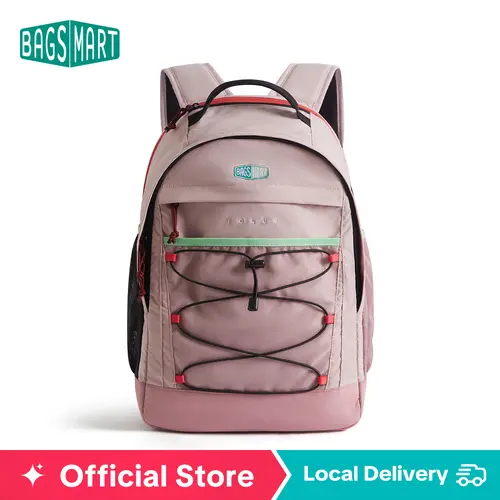 BAGSMART Focus 26L Upright School Laptop Backpack, 15.6" Versatile Backpack, Adjustable Strap, Segmented Storage, Durable & Upright Design mothersdaygift