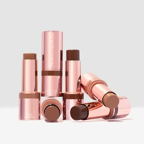 Beauty Creations Flawless Stay Solid Contour Sticks - Smooth, Blendable Silica-Infused Cosmetic Beauty Products (Tan, Cocoa, Espresso Shades) - Fragranced Highlighter Bronzer Makeup