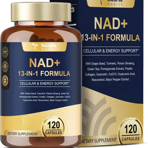 NAD Supplement with nicotinamide riboside resveratrol,Quercetin, Betaine Boost NAD+ Levels NAD Plus Supplement for Anti Aging, Energy, Immune