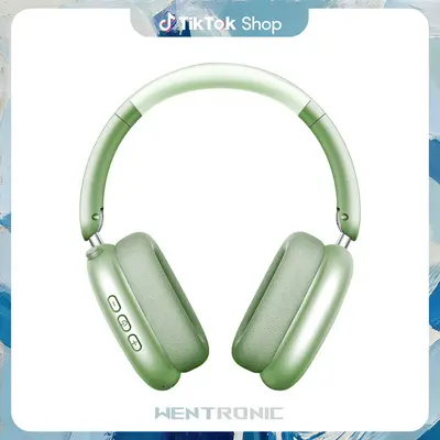 WENTRONIC Y01 Over-Ear Wireless Bluetooth Waterproof Headphones - Active Noise Reduction, 48-Hour Playtime, Hi-Fi Sound, Foldable, Soft Earpads, Built-In Mic, iOS/Android/PC Compatible, Work From Home Use, Father's Day Gifts, Noise Reduction Headphone, He