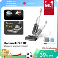 Roborock F25 series GT Cordless Lightweight Wet Dry Vacuum Cleaner - 20000Pa, Battery Powered, All-Floor Use, High-Temperature Self-Cleaning, Hot Air Drying, Edge Cleaning, Hard Floor Mop, Household Appliances #sohochic  #roborocknewarrives