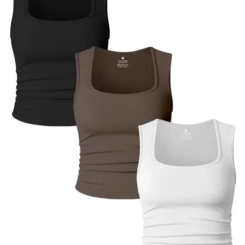 Women's Solid Color Ruched Design Crop Sports Tank Top, Sporty Sleeveless Sports Tops for Yoga Gym Workout Running, Ladies Sportswear Fitness Clothes for All Seasons, Yoga Vest, Workout Activewear Clothing