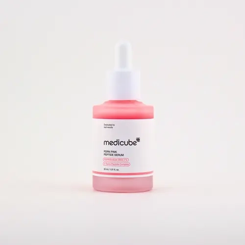 Medicube PDRN Pink Peptide Serum 30ml - Moisturizing Firming Moisturizing Serum with Hyaluronic Acid for Radiant Skin Repair, Sensitive & All Skin Types, 12-Month Shelf Life Support, Moisturize, Hydrate