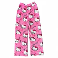 SANRIO Hello Kitty Comfy Pajama Pants - Size Need Two More - Cute Cozy Y2K Style - TikTok Approved Loungewear for Women - Perfect for Couples - Nightwear - Womenswear
