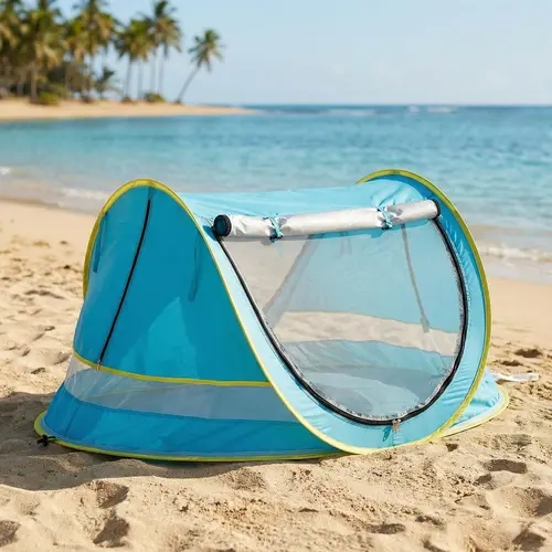 Sumbababy Summer Kids Outdoor Play Beach Tent, Pop Up Toddler Travel Tent , Infant Portable Playhouse, Outdoor Fun Adventure # beach tent #uv protection #baby tent