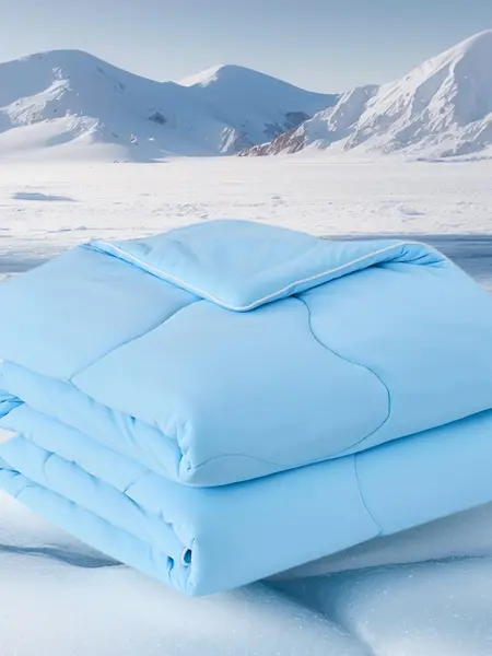 Msrlassn Cooling Comforter Summer Cold Comforter for Hot Sleepers and Night Sweats, Blue Summer Cooling Blanket for Queen King Size Bed, Breathable Soft Lightweight, Ideal for Bed, Couch, Travel, Gift All Seasons blankets
