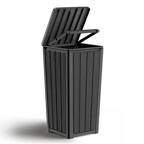 23-Gallon Waterproof Flip-Top Trash Can,Summervibes