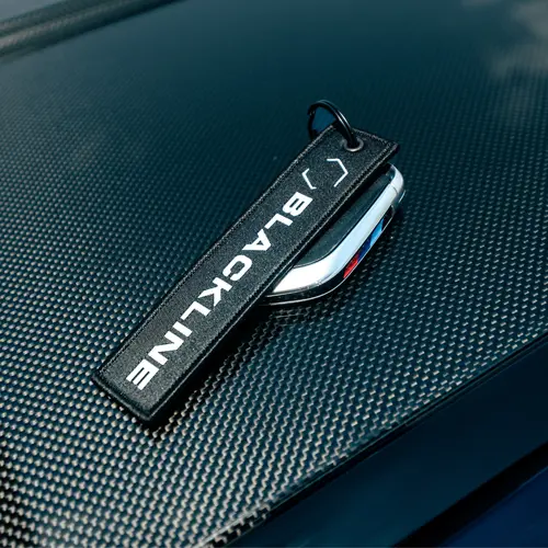 BLACKLINE Car Key Holder - Sleek, Durable, Lightweight Automotive Accessory for Car Enthusiasts, Exterior Decoration Item, Car Accessories Key Fob Holder Car Car Key Chain, Fabric, Premium, Everyday