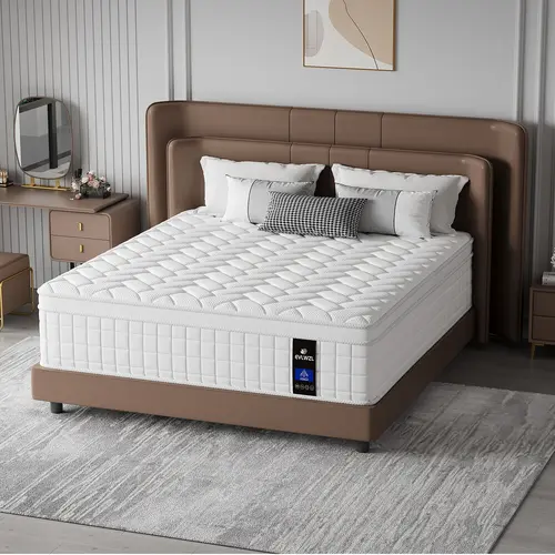 Hybrid Memory Foam Mattresses - 8/10/12/14 Inch Twin, Full, Queen, King Size, Medium Firmness, Lumbar Support, for Home, Hotels, Boxed Furniture Gift, Full Size Mattress, King Size Mattresses, Queen Size Mattresses,dorm essentials,home decor,sohochic