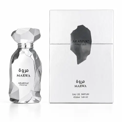 Arabiyat Prestige Marwa Eau De Parfum for Men, Earthy Woody Floral Musk Scent with Citrus Accord, Rich Arabic-Inspired Adults' Cologne, 3.4 fl oz Single Item Gift, 3 to 3.9 fl oz Fragrance, Fragrances