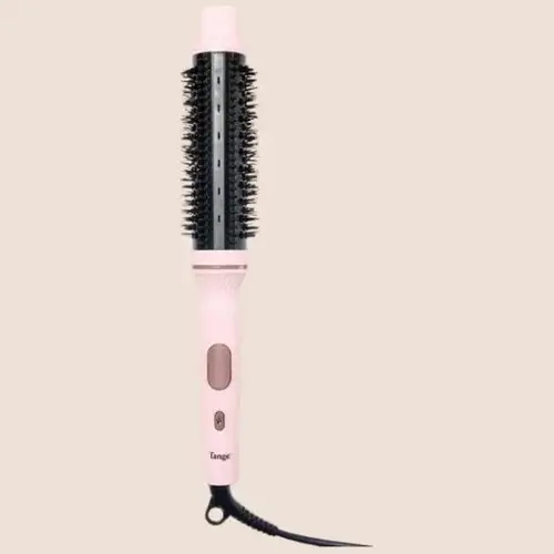 L'ANGE HAIR GlamWave Infrared Thermal Ionic Brush - 38mm Heated Round Brush Adds Volume, Curl & Shine, Reduces Frizz