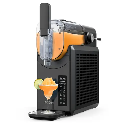 [Restock] Slushie Machine Frozen Drink Maker No Ice Needed 68 oz Slushy Machine Ice Crusher Small Kitchen Gadget Self-Cleaning Function 5 Versatile Presets for Father's Day Gift summerwins