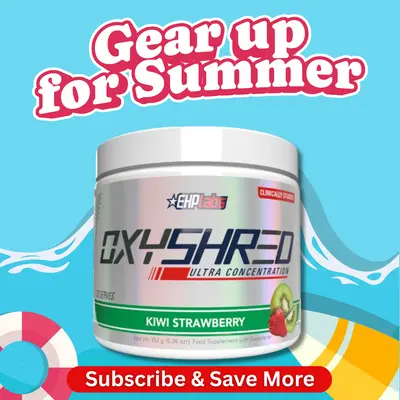 OxyShred Ultra Pre-Workout Powder - 33 Servings, Sugar-Free Fitness Supplement, Dietary & Sports Nutrition Training Supplement for Energy, Focus, Performance Support Healthcare