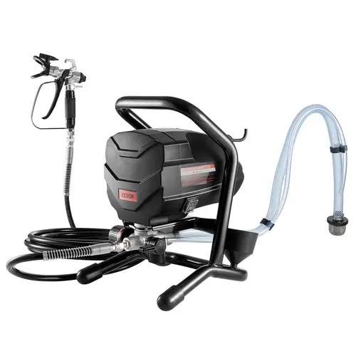 【toolupgrade】VEVOR 3000 PSI High-Pressure Stand Airless Paint Sprayer, 650W Efficient Electric Model with Extended Spray Range, for Home Interior Ceiling, Outdoor Furniture & Fences, Handheld Design for Fine Even Coats