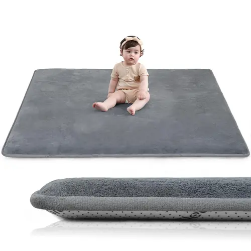 Huloo Sleep Baby Play Mat,  1.3" Thick Soft Foam Floor Mat, Tatami-Style Non-Slip Crawling Mat for Babies, Sound-Absorbing, Protective & Foldable for Playpen and Nursery,sohochic