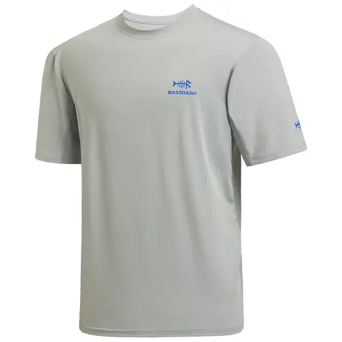 Bassdash UPF 50+ Men’s Sun Protection Fishing Shirt Short Sleeve Quick Dry T-Shirt