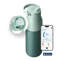 LARQ PureVis 2 Self Cleaning Water Bottle - UV Water Purifier with Filter Straw, Smart App Hydration Tracking, Insulated Stainless Steel