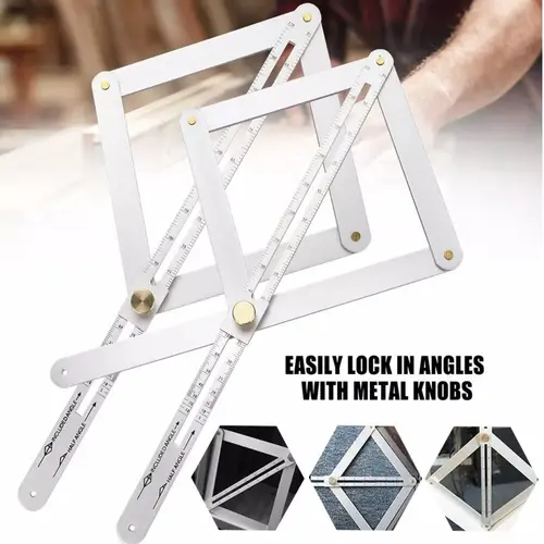 New Premium Corner Angle Finder, Stainless Steel Protractor Digital Angle Finder with Scales, Miter Saw Bevel Gauge and Corner Angle Finder for Woodworking toolupgrade