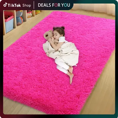 【Back to School】 MUGORN Area Rugs for Bedroom,  Fluffy Soft Shag Rugs for Living Room, Small Fuzzy Plush Shaggy Carpets for Boys and Girls Dorm Room Home Decor#SummerVibes,summerwins, Fluffy Nursery Rug, Home Decor Items, Aesthetic Room Decor