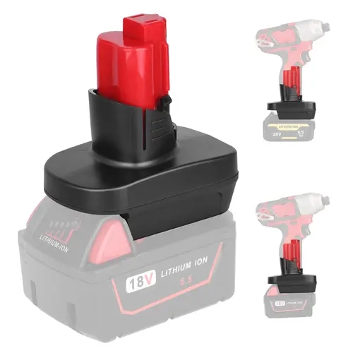 KUNLUN Power Adapter (Cordless Tool Accessories) – Works with DeWalt 20V & 18V Batteries, Converts 18V to 12V for 12V Cordless Power Tools (Adapter Only),sohochic