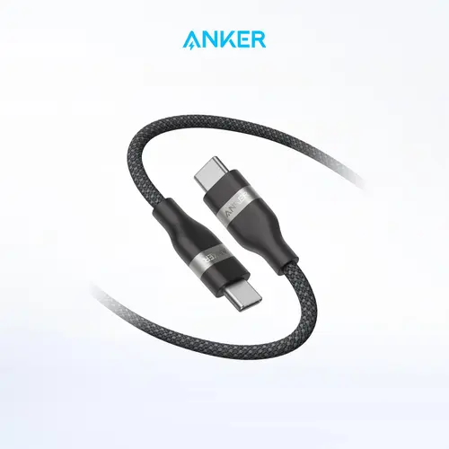 Anker Nano USB-C Braided Ultra-Durable 6ft C-Type Cable - 240W High Performance Fast Charging Accessory, Flexible Multi-Color, Simple to Store for iPhone 16 Series, MacBook Pro