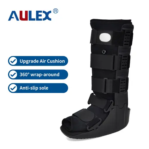 AULEXMED Tall Inflatable Air Walking Boot [DealsForYouDays] - Healthcare Protective Gear with 360° Stability Support, Adjustable Air Cushion, Shock-Absorbing EVA Sole, Comfortable Breathable Design