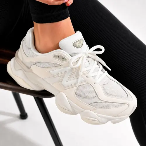New Balance 9060 Reflection White Women's & GS Trendy Fashion Sneaker New