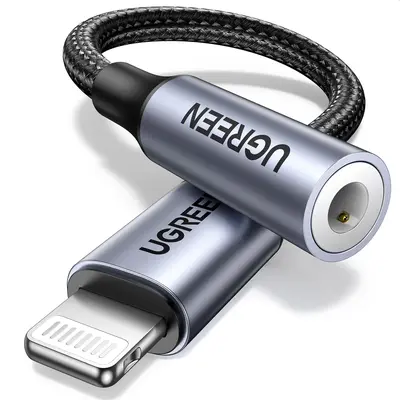 UGREEN USB C/Lightning to 3.5mm HiFi DAC Audio Adapter, Auxiliary Cord Dongle Accessories (2 Models) for iPhone 11-16 Pro Max, iPhone 17 Pro Max, iPad, Android Galaxy S25 Ultra