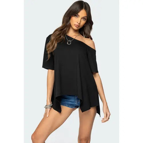 Josy Off Shoulder Handkerchief Top