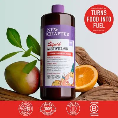 Liquid Multivitamin for Whole Family - Women, Men, Kids - Digestive Support & Nutritional Support - Organic & Dietary Supplement