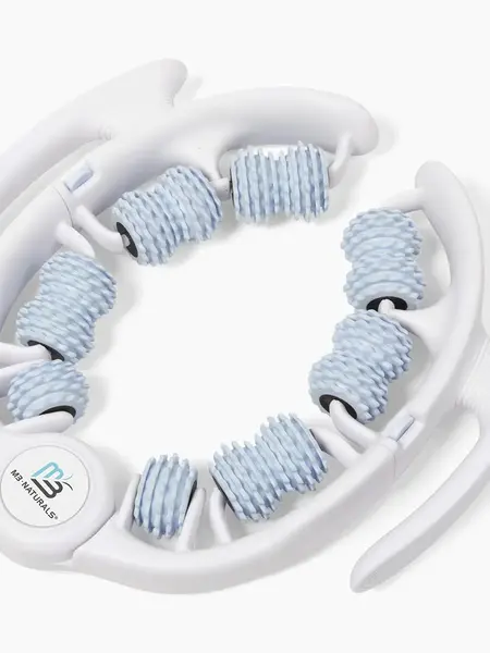 M3 Naturals Anti Cellulite Roller & Lymphatic Drainage Massager - Fascia Blaster for Contoured & Smoother Skin - Tool for Sore Arms, Legs, Stomach & Buttocks - Body Care - Pilates Equipment Blood Flow Daily Cosmetic Body Shaping Tool