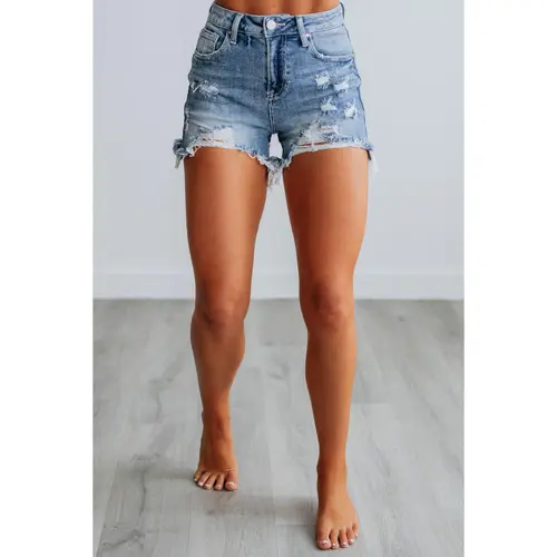 Ryder Risen Shorts - Light Wash