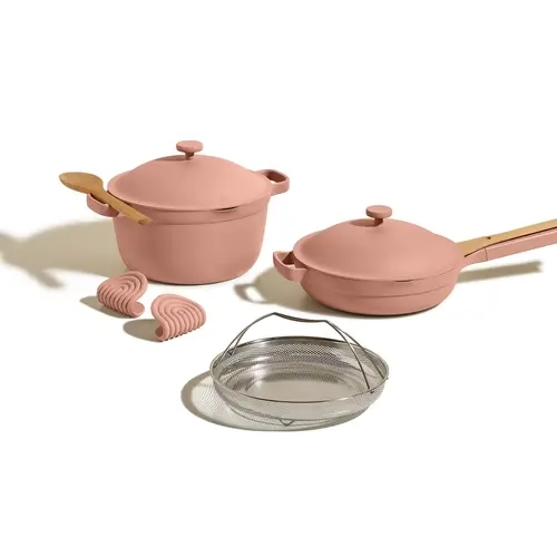 Our Place Home Cook Duo Always Pan & Perfect Pot 2.0 w/ Hot Grips