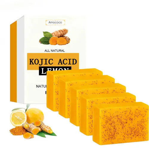 Turmeric Soap 100g - Selected natural turmeric, gently cleanses the skin, deeply locks in moisture for hydration, leaves skin soft and non-tight after washing, making skin delicate and comfortable.