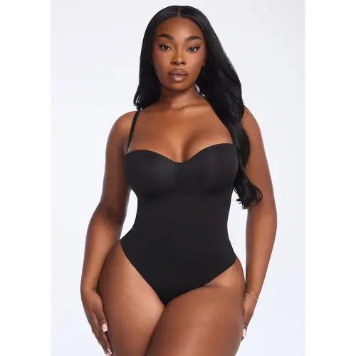 BraSculpt Strapless Bodysuit Thong