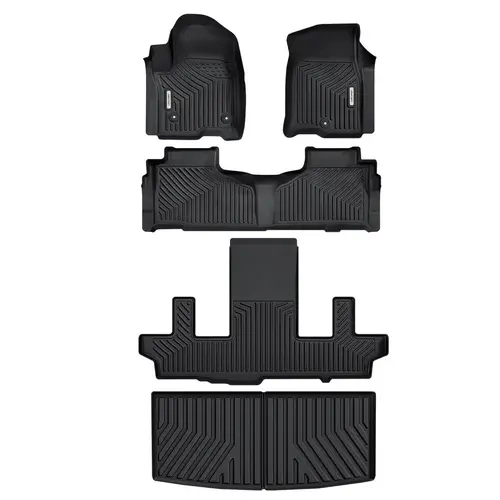 【toolupgrade】YITAMOTOR Floor Mats & Cargo Liner for Chevy Tahoe/GMC Yukon 2025-2021 (Only for Bucket Seats)